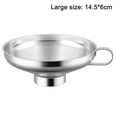 thumbnail image 1 of Gourmet Jam Funnel Large Opening Filling Funnel Stainless Steel, Stainless Steel, Filling Aid for Jars, 1 of 8