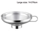thumbnail image 1 of Embudo para mermelada gourmet Embudo de llenado de gran apertura Acero inoxidable, Acero inoxidable, Auxiliar de llenado de tarros Vhermosa, 1 of 4