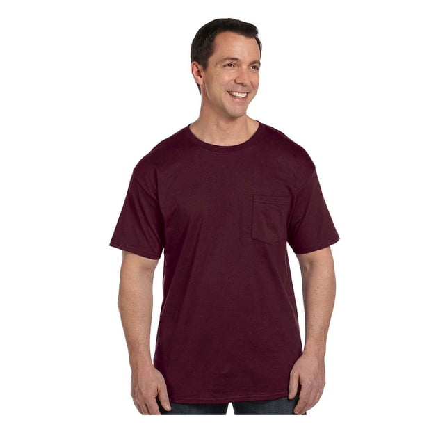 Hanes - T-Shirt à Poche Beefy-T