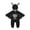 B, variant on Bellafa Newborn Baby Boy Girl Halloween Bat Wing Romper Jumpsuit My First Halloween Infant Pumpkin Playsuit With Hat-1pcs