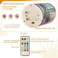 thumbnail image 5 of Yayeee Flameless Candles with Remote Flickering Battery Operated Multi Color Changing, Green Window Sea, 5 of 7