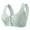 Green, variant on Ohufall No Underwire Bras for Women Push Up Front Closure Bra Seniors Plus Size Comfy Full Coverage Bras, 36B/C-46B/C