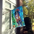 thumbnail image 7 of Bernese Mountain Dog Christmas House Flag 28 in x 40 in, 7 of 7