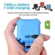 thumbnail image 2 of Timbre de bicicleta de 140 dB, 4 luces, bocina eléctrica de 1200 mAh, resistente al agua, carga USB, alarma fuerte, timbre de seguridad para bicicleta., 2 of 4