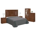 thumbnail image 2 of Recamara King Size Kessa Muebles Nogal 230 x 190 x 13 cm, 2 of 4