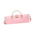 thumbnail image 5 of LeeQinersw Handheld Flute Storage Bag 16/17 Hole Flute Bag Lightweight 50x20x7cm Adjustable Pink, 5 of 9