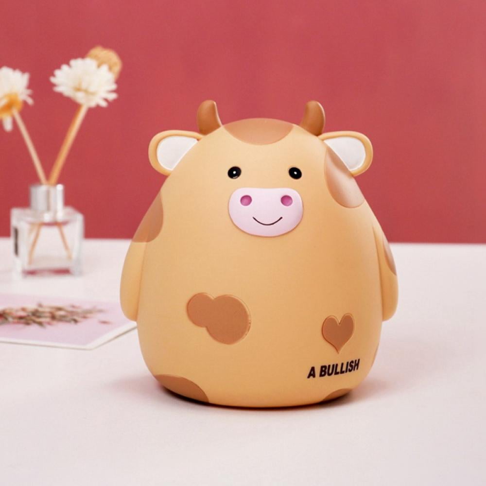 TOYANDONA Animal Money Pot Cow Coin Bank Money Saving Box for Kids Gift Toys Home Desk Ornaments Decor Random Color 