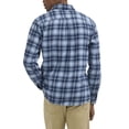 thumbnail image 4 of Wrangler® Men's and Big Men's Relaxed Fit Brushed Flannel Shirt with Long Sleeves, Sizes S-5XL, 4 of 5