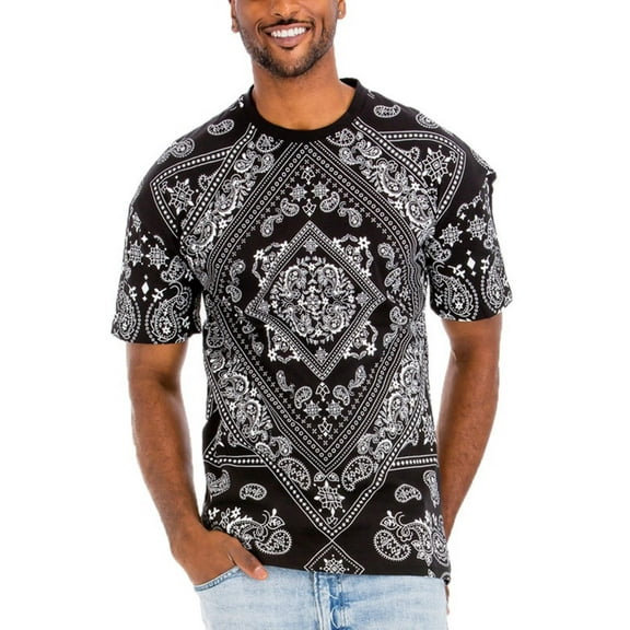 Weiv Mens Bandana Print TShirt