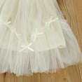 thumbnail image 7 of Ohufall Girls Tutu Skirts Summer Solid Color Breathable Mesh Party Dance Skirt Cute Casual Bow Knot A-Line Princess Skirts for Kids Girls, 5-13 Years, 7 of 7