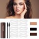 thumbnail image 2 of Set de polvos para cejas Seal Eyebrow Powder, herramienta para dibujar cejas, barra de polvos para cejas con sello de contorno y tarjeta para cejas, 2 of 7