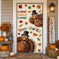 thumbnail image 4 of Thanksgiving Door Decor Turkey Hanging Cover Front Door Porch Decoration Fall Holiday Party Entryway Home Seasonal Decoration, 4 of 5
