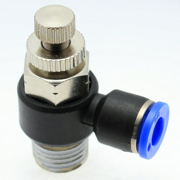 Push to Connect Speed Control METER OUT 3/16" OD - 3/8" NPT Male