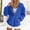 A1 Blue, variant on NMMUED Zip Up Hoodie Women Lightweight Jacket Oversized Sweatshirt Solid Color Fall Clothes Long Sleeve Loose Fit Cute Tops Dark Purple L