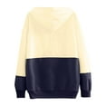 thumbnail image 4 of Vedolay Womens Plus Sweatshirts Fashion 2023 Printed Crew Neck Long Sleeves Shirt with Pocket Zip up Hoodie Y2k Yellow,2XL, 4 of 5