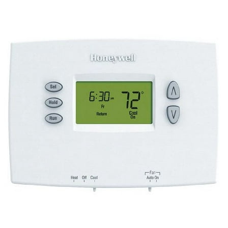 Honeywell TH2110DH1002 Thermostat, Horizontal PRO 2000 5 2 Day Programmable - Backlit, 1H/1C Dual Powered