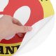 thumbnail image 1 of Advertencia de Pegatina para el Suelo Pegatina de Advertencia para el Suelo Pegatina para el Suelo 5 uds 30cm Calcomanías para Suelo Marcador de Seguridad para Tiendas de ANGGREK  Otros, 1 of 8