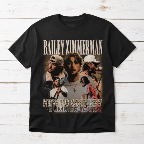 Bailey Zimmerman New To Country Tour T-Shirt, Country Concert Graphic Tee
