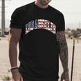 thumbnail image 2 of JLFKNG Shirts For Men Independence Day Style Letter Printed Patriotic Shirts For Men Short Sleeve Crew Neck Breathable Loose Fit Suitable For Festival, 2 of 4