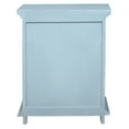 thumbnail image 4 of Solid Wood Side Table - Nightstand Accent Cabinet - Fully Assembled - Beach Blue Finish, 4 of 7