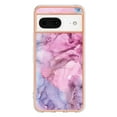 thumbnail image 2 of Designed for Google Pixel 8 Marble Case, Ultra Thin Girls Women Plating Marble Designed Flexible Soft TPU IMD Marble Protective Case Cover for Google Pixel 8 - Pink, 2 of 7