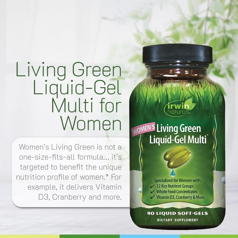 Living Green Women's Liquid-Gel Multi: Super Vitamin Daily