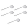 thumbnail image 3 of Homoyoyo Set of 5 White Ceramic Turtle-Shaped Chinese Soup Spoons for Kitchen Dining and Home Use, 3 of 8