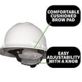 thumbnail image 3 of 10-Pack of Cordova H34R7 Hard Hat, Full-Brim Style, 4-Point Ratchet Suspension, OSHA Work-Compliant, Protection for Construction, Remodelling, Etc., Black, 3 of 3