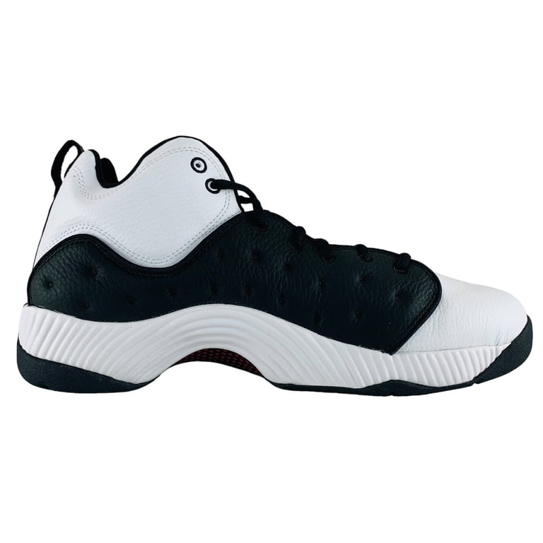 Jordan Mens Jumpman Team 2 Basketball Shoe Mid Top Black/White Size 9 819175-106 NEW* MEN NIKE AIR Jordan JUMPMAN TEAM 2 WHITE/BLACK (819175  main image 2