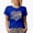 Royal Blue, variant on Retro Shake Your Shamrocks Groovy Wavy Text, St. Patrick's Day Gift, Black T-Shirt, Small