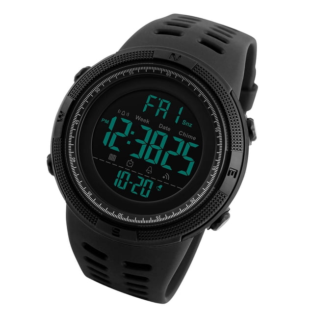 Hombres Relojes Deportivos Cuenta atrás Doble Reloj Alarma SKMEI Mirar