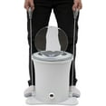 thumbnail image 2 of Manual Clothes Dryer Portable Mini Dryer Foot Powered Compact Spin Dryer Machine Non Electric Laundry Dryer for RV Camping Apartment Dorm(White), 2 of 16