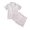 kids sleepwear - White, variant on REDARER Boys Girls Polka Dot Satin PJs Lapel Short Sleeve Button Top Elastic Shorts Soft Silky Summer Kids Sleepwear Set,9-10 Years