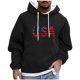 thumbnail image 2 of Sudadera con capucha para hombre, informal, a la moda, con estampado, con cordón, de manga larga, de poliéster, 2 of 5