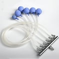 thumbnail image 3 of EeaseCA 6 Heads Straight Angle Air Connector Stainless Steel Inline Tubing for Aquarium Fish Tank, 3 of 7