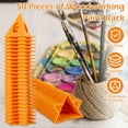 thumbnail image 2 of Ikoopy 50Pcs Pyramid Painting Stands Plastic Mini Cone Paint Stands Reusable Painting Triangle Stands Set High Strength Canvas Support Stands for Canvas Cabinet Doors Furniture, 2 of 8