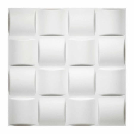 Achim Donny Osmond Home 3D Self Adhesive Wall Tiles, Basket Weave