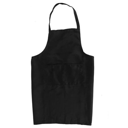 

NUOLUX Halter-neck Style Sleeveless Apron with Pockets for Kitchen Gardening (Black)