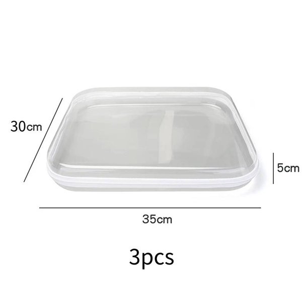 Nueva Almacenamiento Amazon Almacenamiento Ropa Plegable Dura Con para El Almacenamiento Plástico Duro (3 Piezas L)