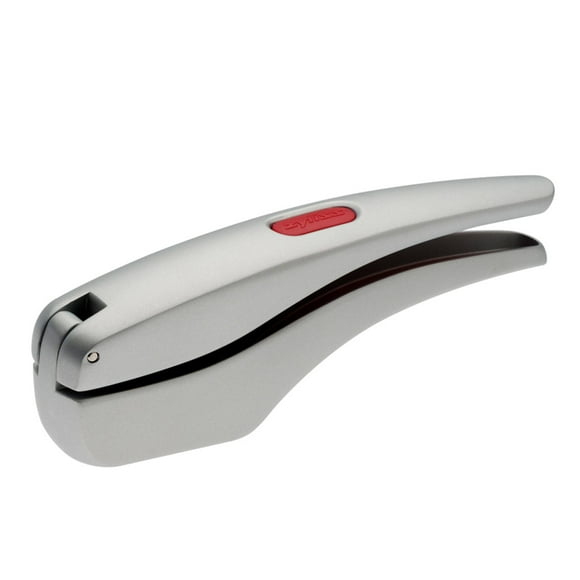 Zyliss Sussi 3 Presse à Ail - Outil de Hachage d'Ail et Gingembre - Presse à Ail avec Nettoyant Intégré - Broyeur, Hachoir et Éplucheur d'Ail Outil de Cuisine - Lave-Vaisselle - Aluminium Moulé