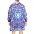 thumbnail image 2 of Tie Dye Wearable Blanket Hoodies with Sleeves and Huge Pockets-Comfy Super-Warm Blanket Sweatshirts-Men and Women Oversized Blanket Hoodie, 2 of 7