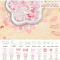 thumbnail image 3 of MEC 330 Pcs Junk Phone Case Charms 26 Pcs A-Z Rhinestone Alphabet Letter Charm, Mix Pink Color White Flower Bow Heart Pearls Flatback Resin Charms Letter Junk Cases Kit for DIY Crafts, 3 of 7