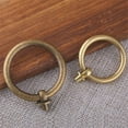 thumbnail image 5 of HDJNal 10 PCS 25mm Antique Brozne Drawer Pulls, Ring Pulls for Dresser Cabinet Pulls, Furniture Cabinet Handles Cabinet Pulls, Round Dresser and Drawer Handles, Knobs and Pulls, 5 of 7