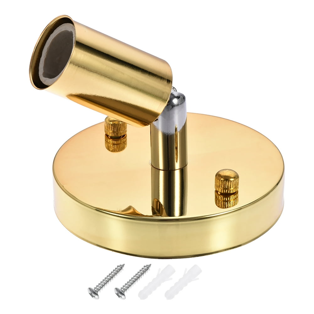 180 Degree E14 Bulb Holder Socket Ceiling Lamp Wall Mounted Light 100mmx20mm Gold Electrogilding