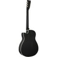 thumbnail image 2 of Ortega RRG40CE-DBK Concert Cutaway Acoustic-Electric Resonator Guitar Black, 2 of 5