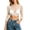 White, variant on Women's Elegant Crop Layer Tops Oktoberfest Bavarian Traditional Dirndl Blouse,Black
