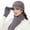 Khaki, variant on Winter Warm Knitted Sets, 3 in 1 Soft Women Knitted Hat and Glove Set Including Winter Caps Scarves & Mittens for Outdoor Skiing Running Cycling