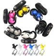 thumbnail image 1 of Juego de 6 tapones para los oídos impermeables para nadar con pinza nasal, tapones de silicona reutilizables para nadadores y duchas, esnórquel, surf y otras actividades acuáticas, 1 of 4