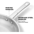 thumbnail image 3 of Koch Systeme CS 8 inch Stainless Steel Frying Pan, Small Skillets with Stay-Cool Handle, Induction Compatible, Dishwasher Safe, Oven Safe, 3 of 9