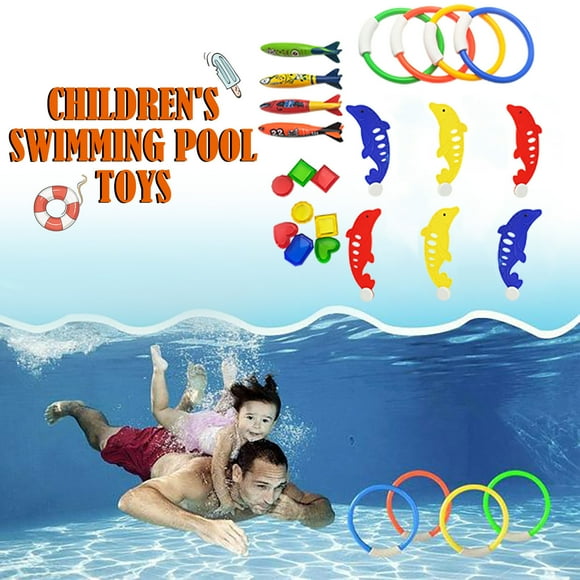 IROINID Pool Toys ,Water Toys for Outside,Water Toys for Kids Pool,Christmas Gifts Toys, Diving Underwater Swimming Colorful Pool Sink Training Diving Toy